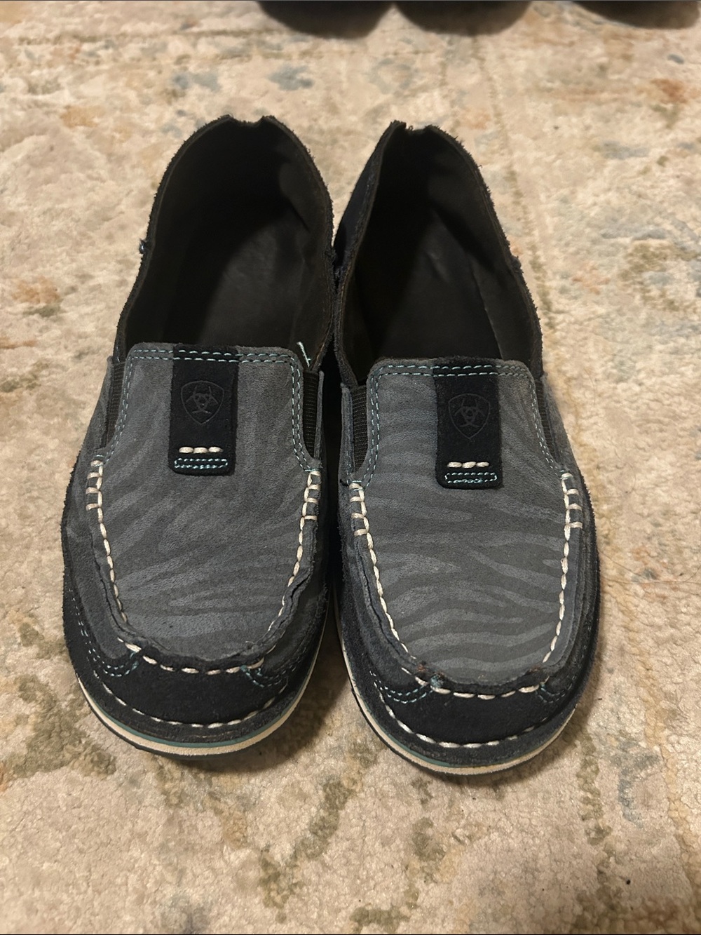 Ariat Women's blue zebra cruisers